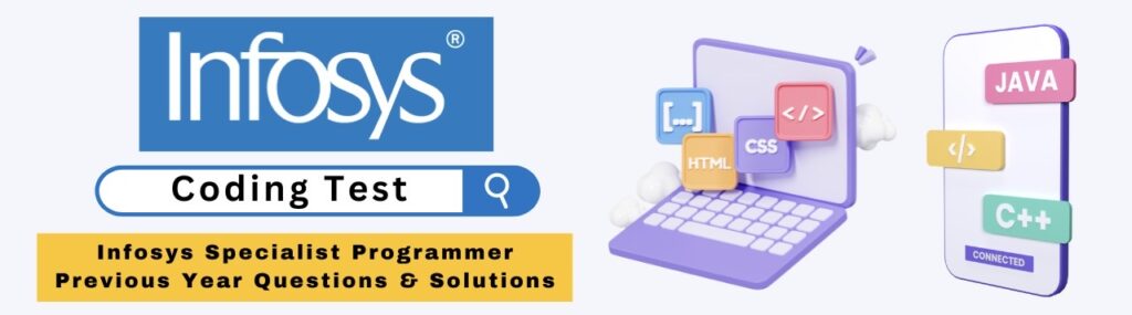 Infosys Coding Exam Solutions